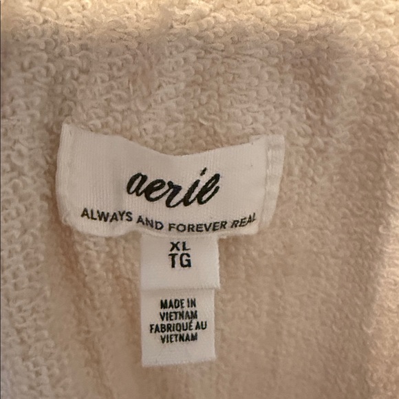 Aerie Cream Hoodie Sweatshirt - Picture 3 of 5